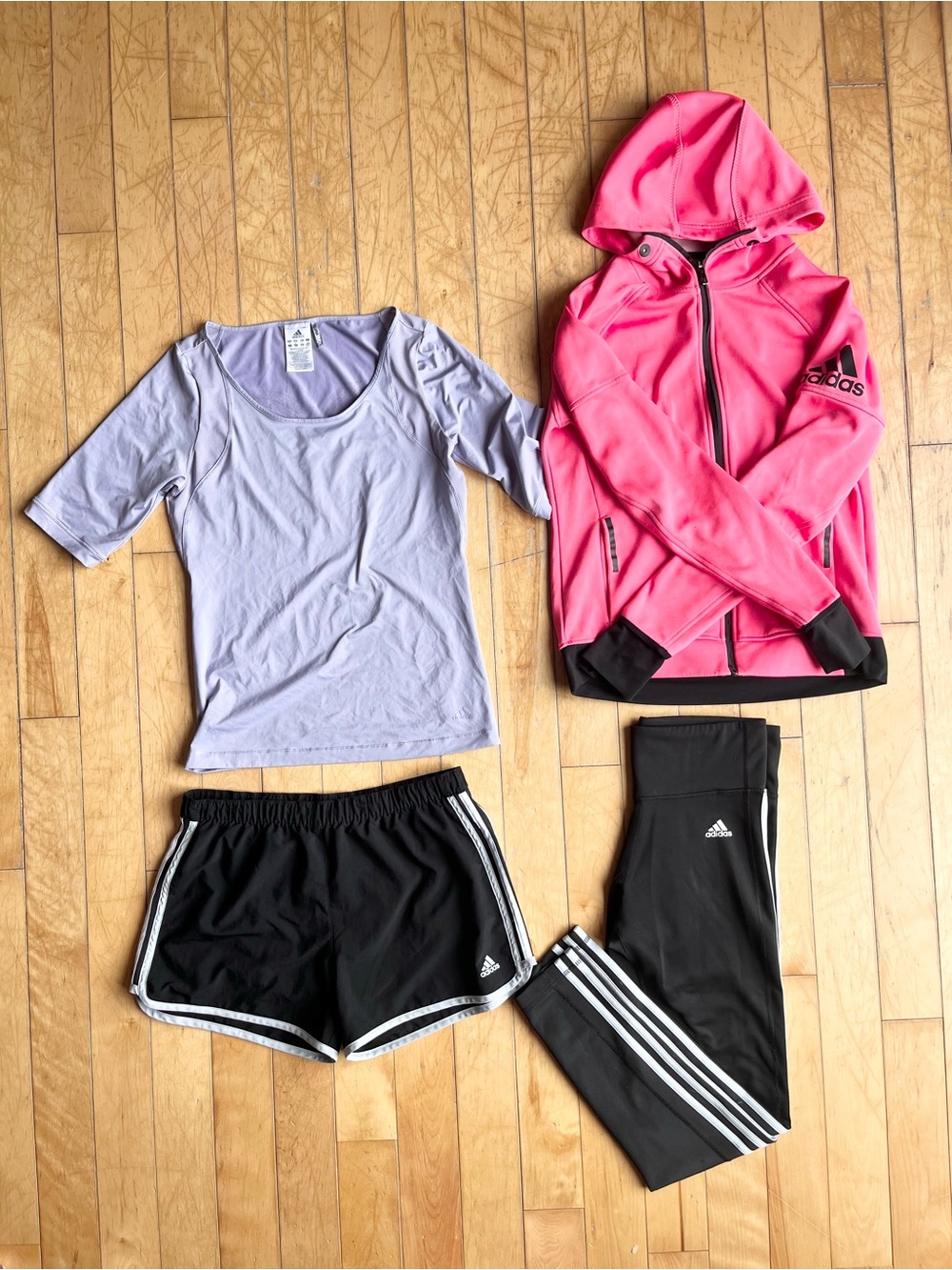 Adidas Training Essentials 4‑Piece Activewear Set Size Medium